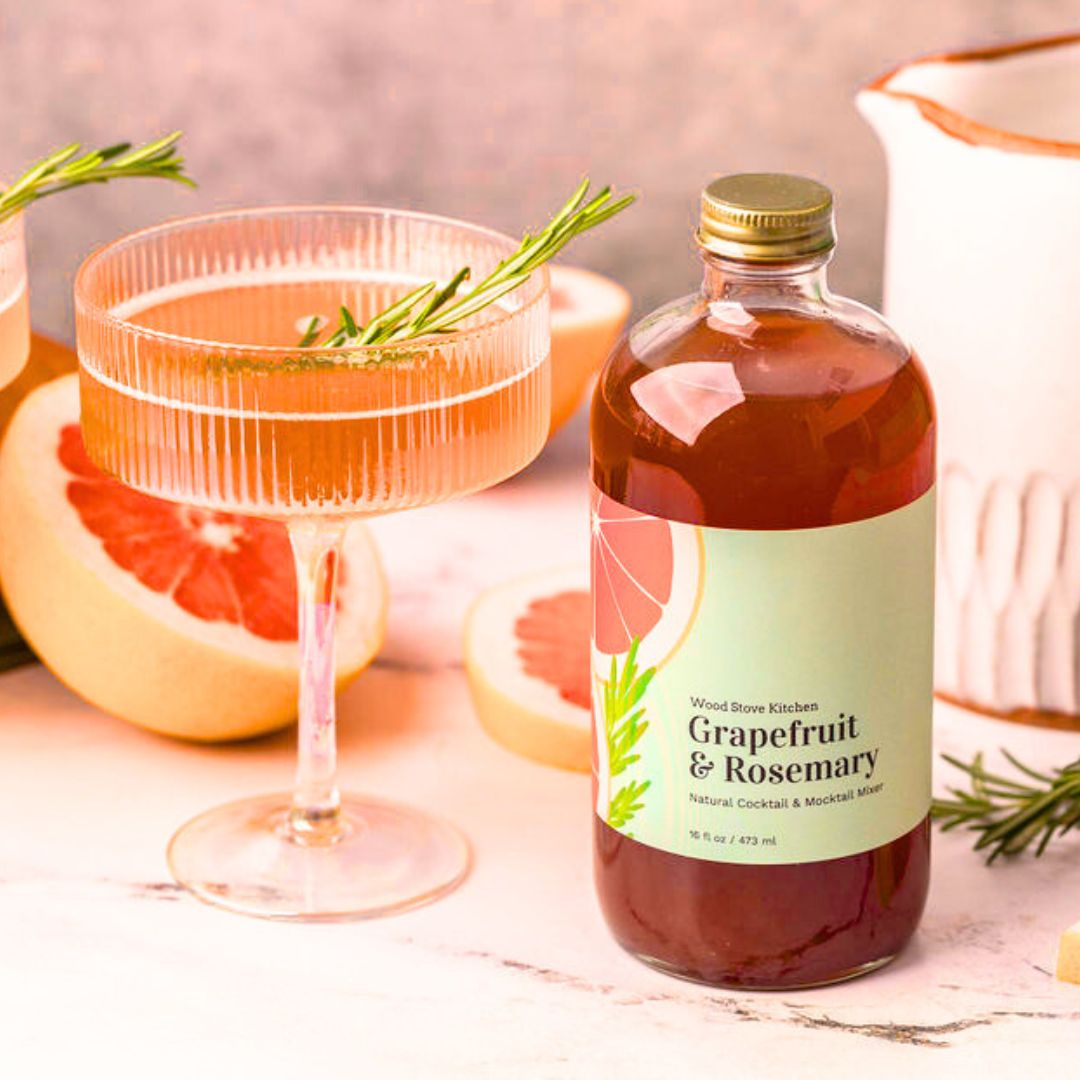 Grapefruit & Rosemary Cocktail & Mocktail Mixer, 16 fl oz