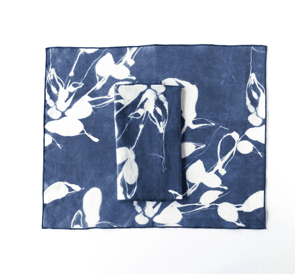 Porto Print in Indigo Placemat