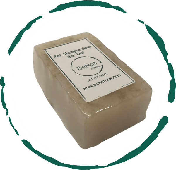 BeNat Pets. All-Natural Pet Shampoo Bar. Oat. 5.8 oz.-0