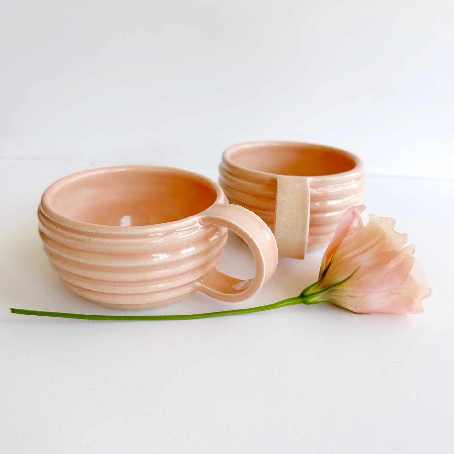 HUNNY MUGS Peach (set of two)