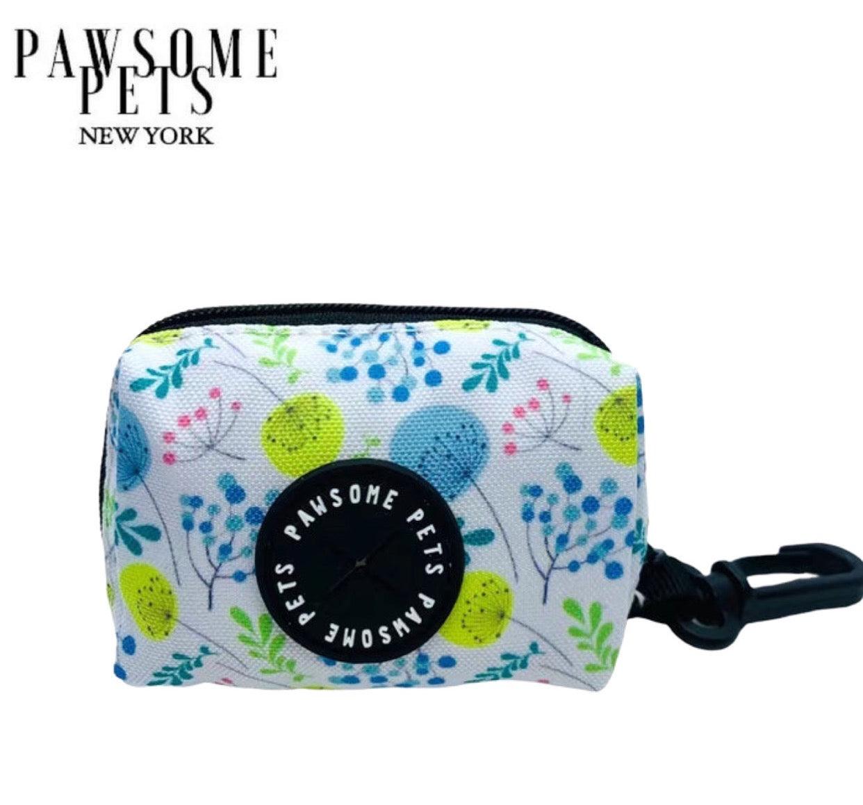 WASTE BAG HOLDER-SKY BLUE FLORAL