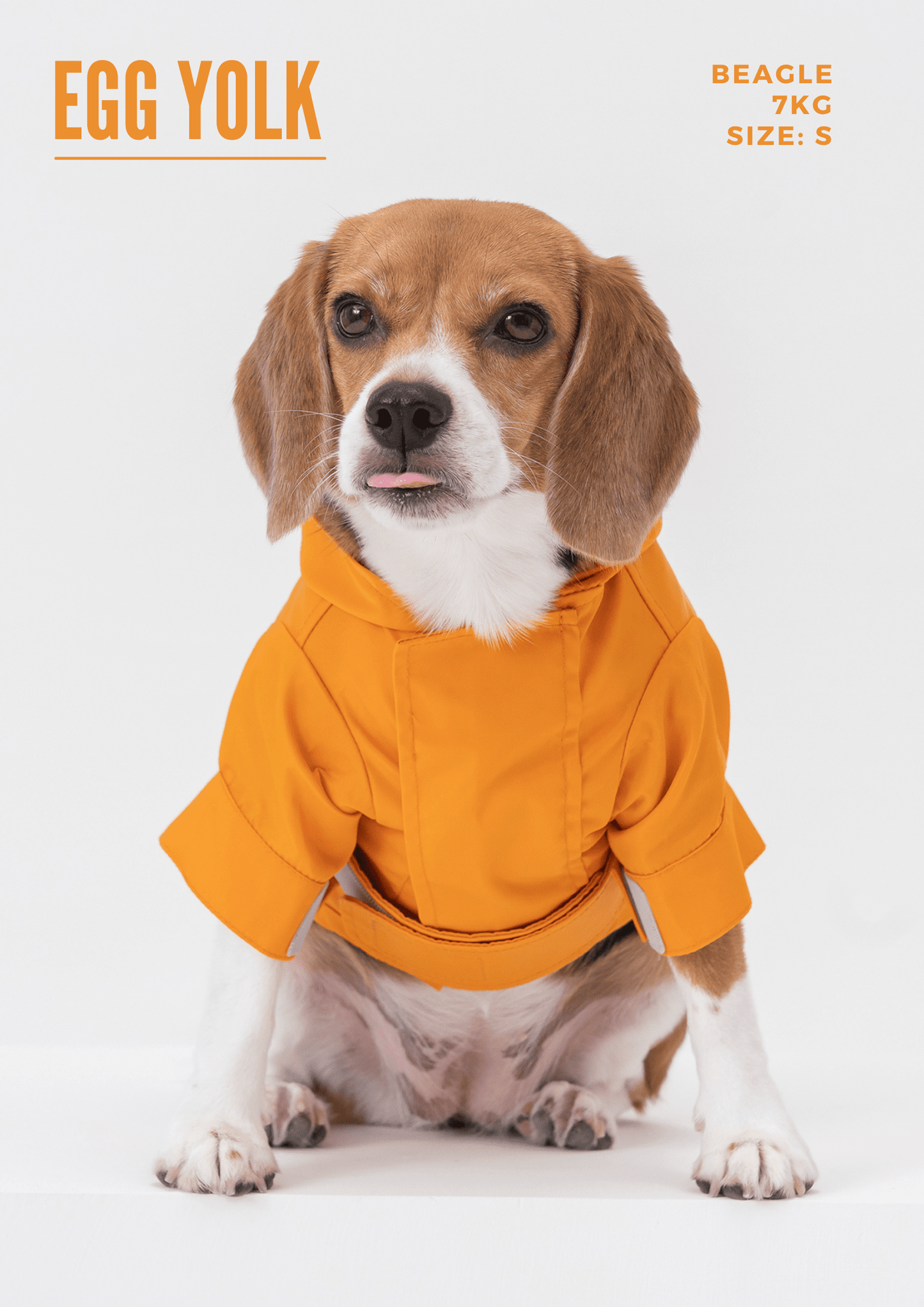 Tribeca adjustable velcro raincoat - Egg Yolk