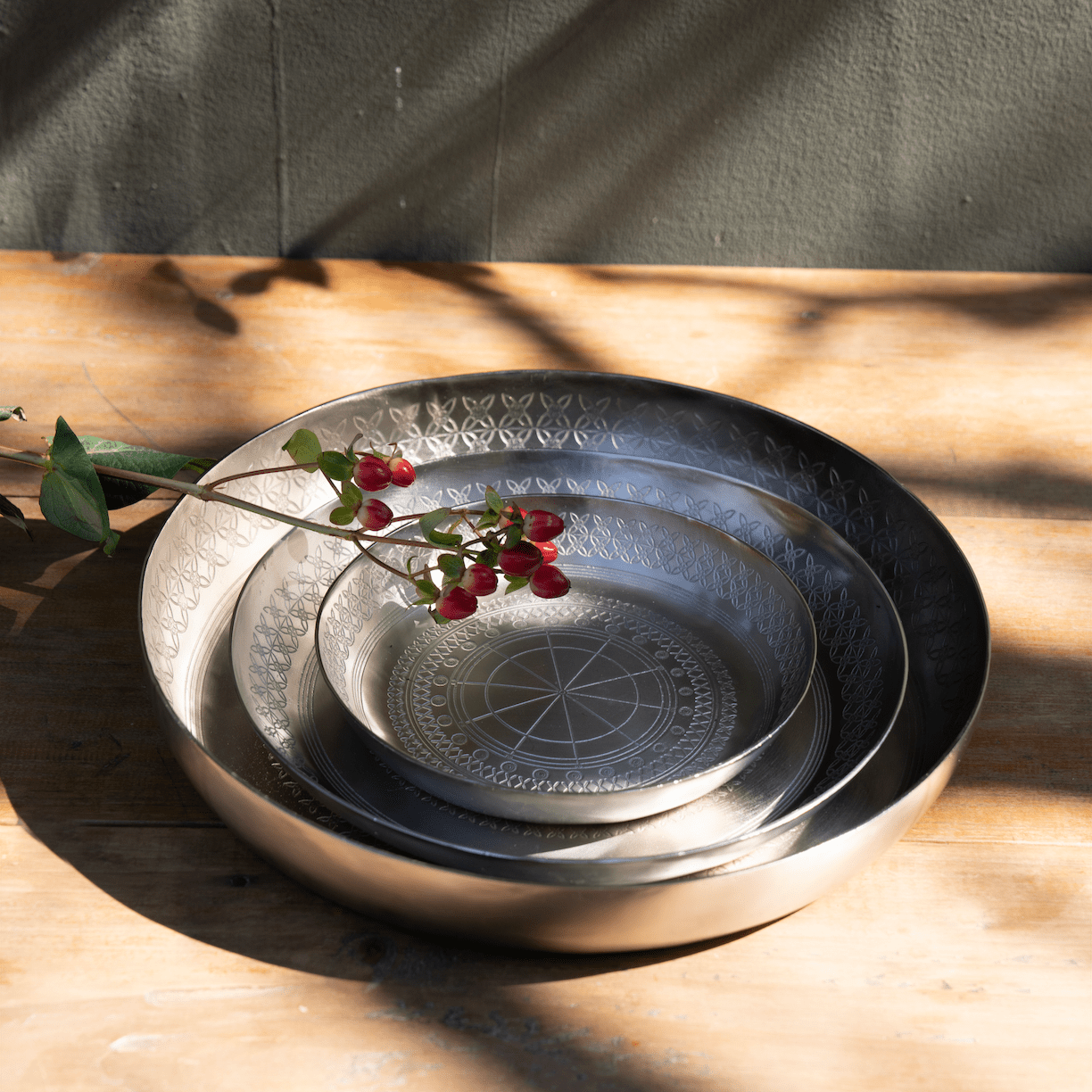Mandala Trays Assorted - Set of 3