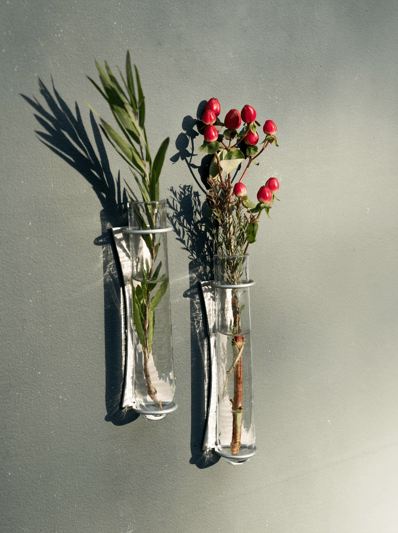 Floral Wall Vase - Set of 2