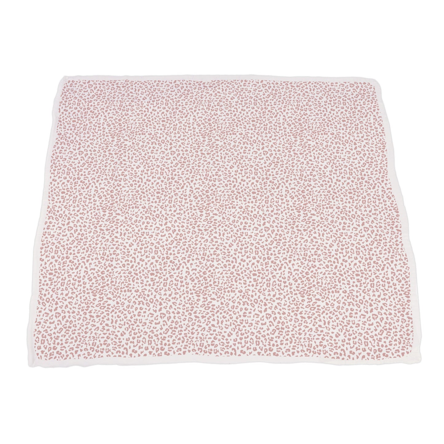 Silver Pink Orchid and Little Leopard Newcastle Blanket