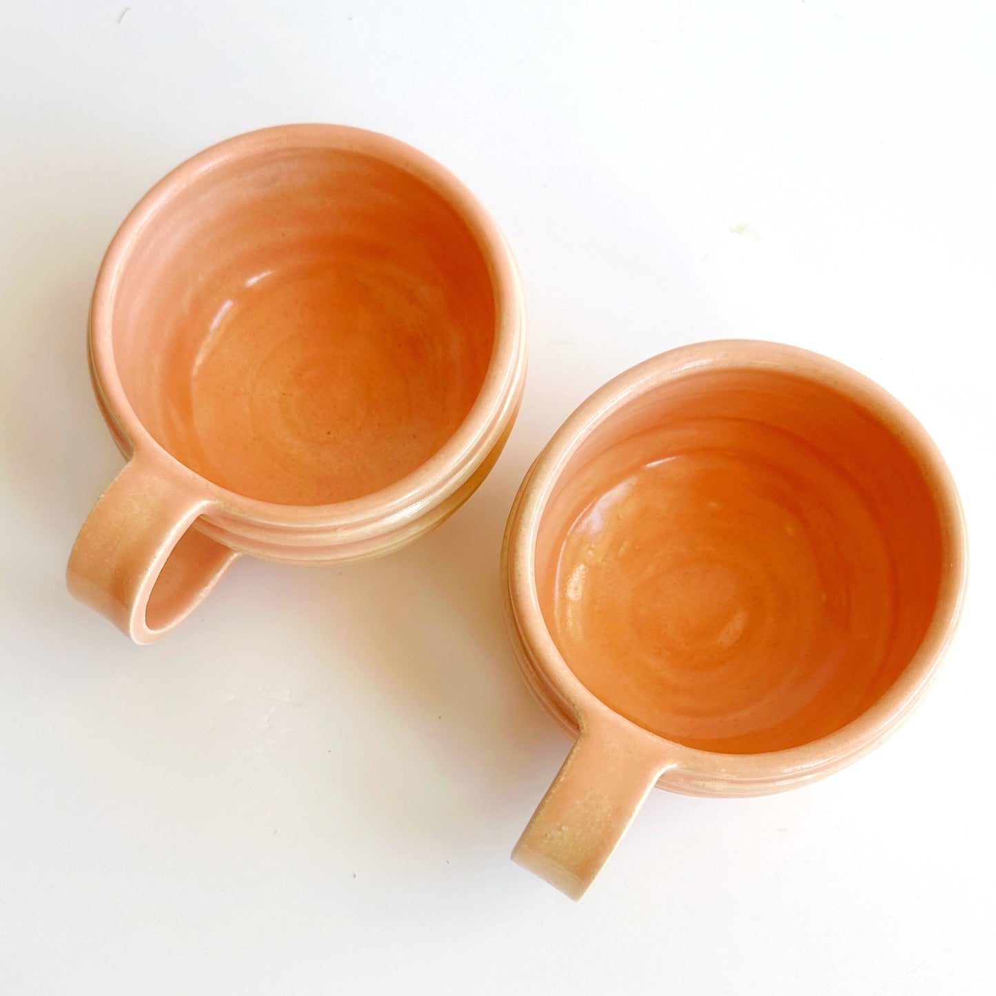 HUNNY MUGS Peach (set of two)