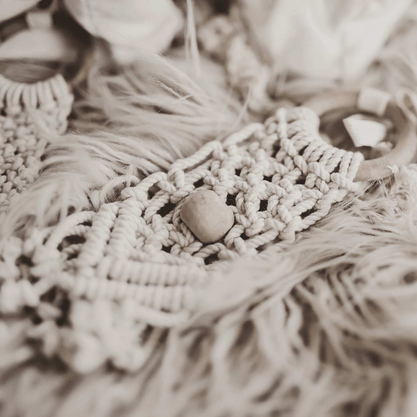 all-in-one toy | macrame 2 pc Set