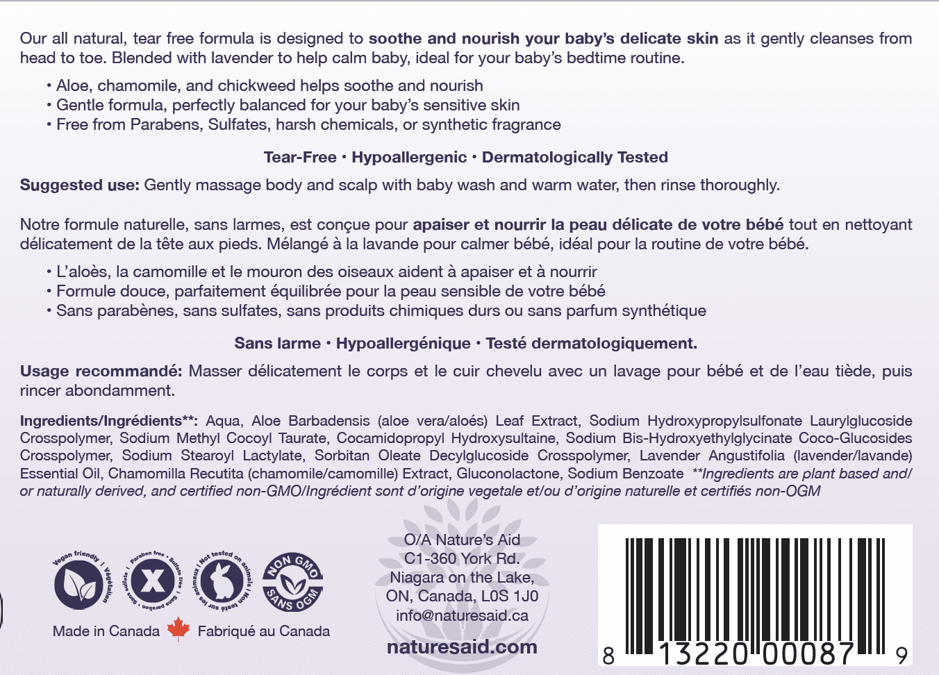 True Natural Baby Shampoo and Wash