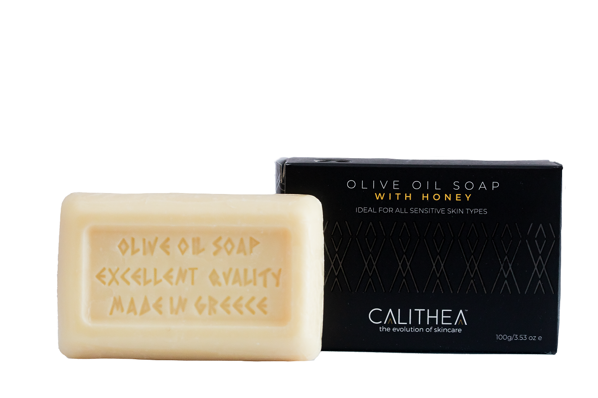 3 Pack 100% NATURAL CALITHEA OLIVE OIL SOAP WITH HONEY
