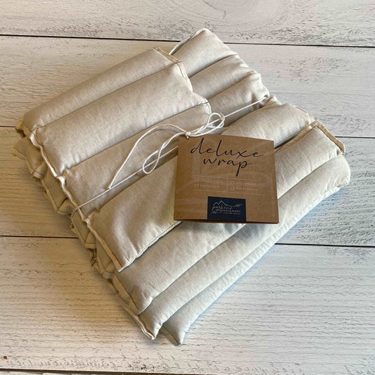 Therapeutic Deluxe Wrap — 5 lb Weighted Hot/Cold Body Wrap with Cover-0