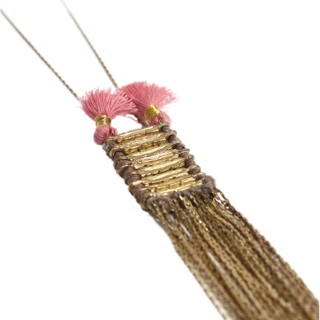 Double Tassel Necklace